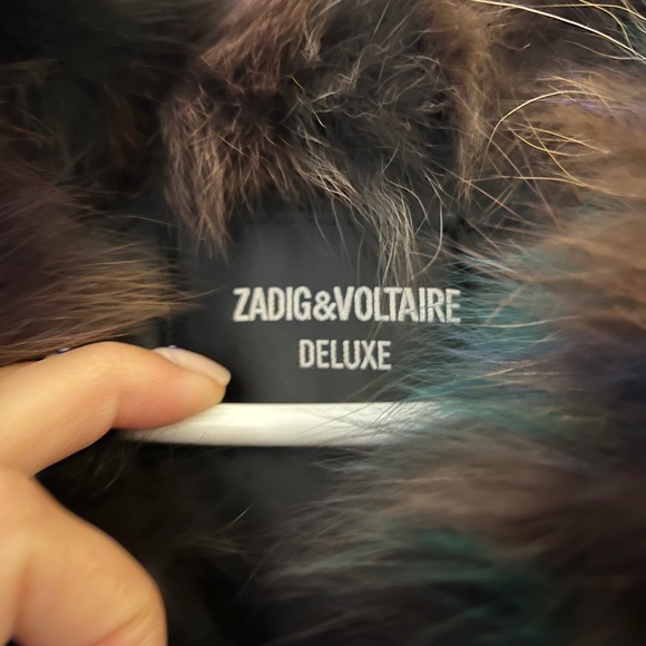 Zadig & Voltaire Deluxe Multicolor Fur Vest - Picture 4 of 10